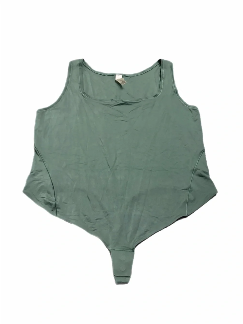 NWOT Lululemon Wundermost Nulu Square-Neck Sleeveless Bodysuit Medium Forest 1X